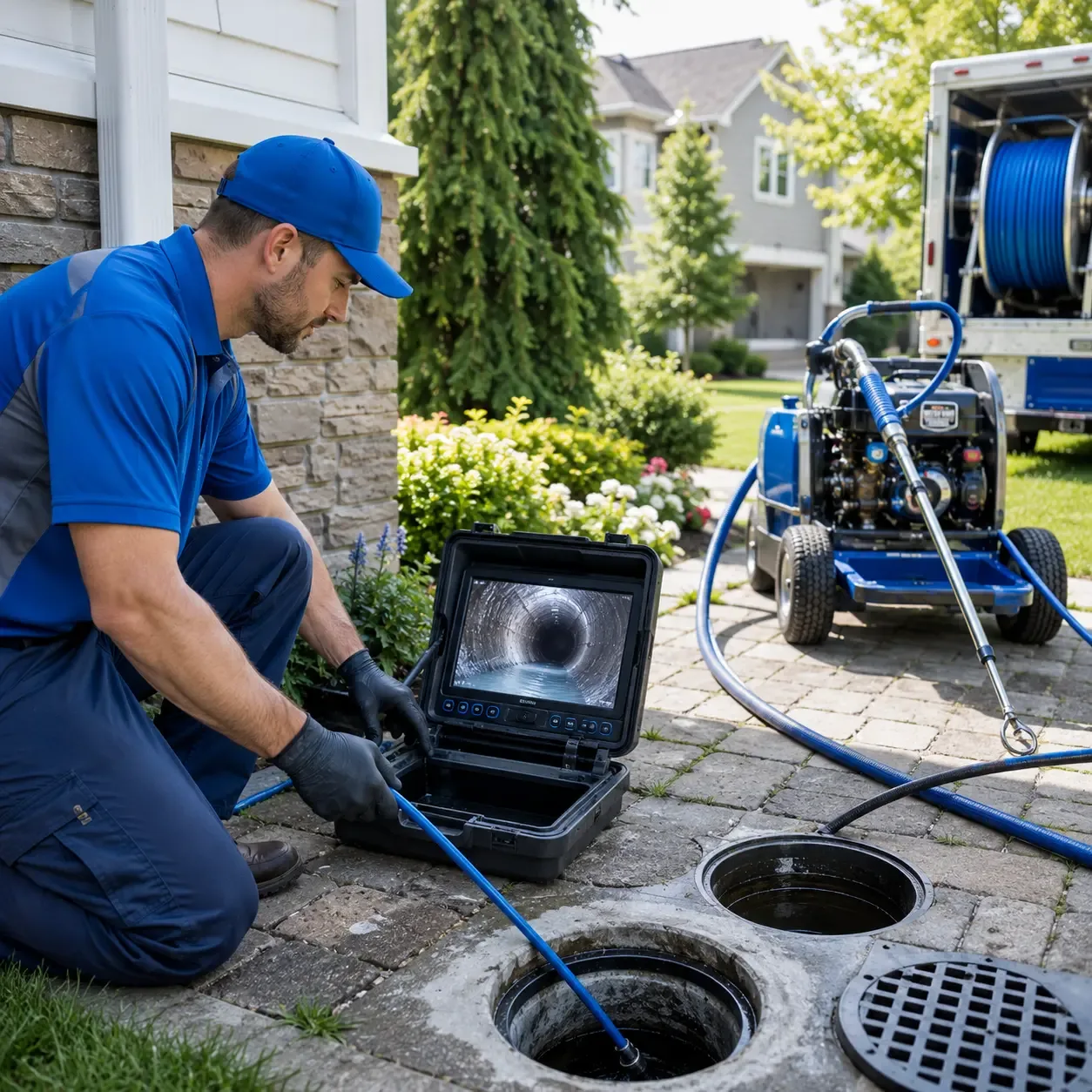 Outdoor drain cleaning professionals serving Washington, CA